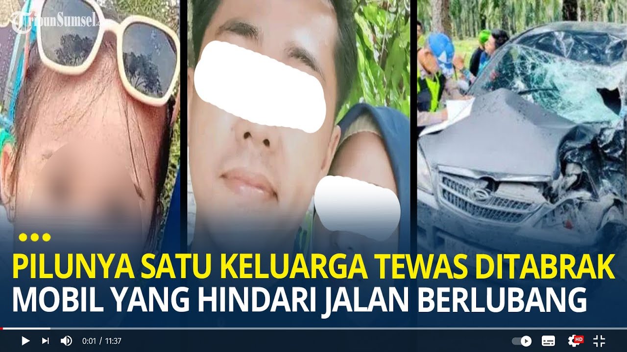 Pilunya Nasib Satu Keluarga Tewas Usai Ditabrak Mobil yang Hindari Jalan Berlubang di Sergai