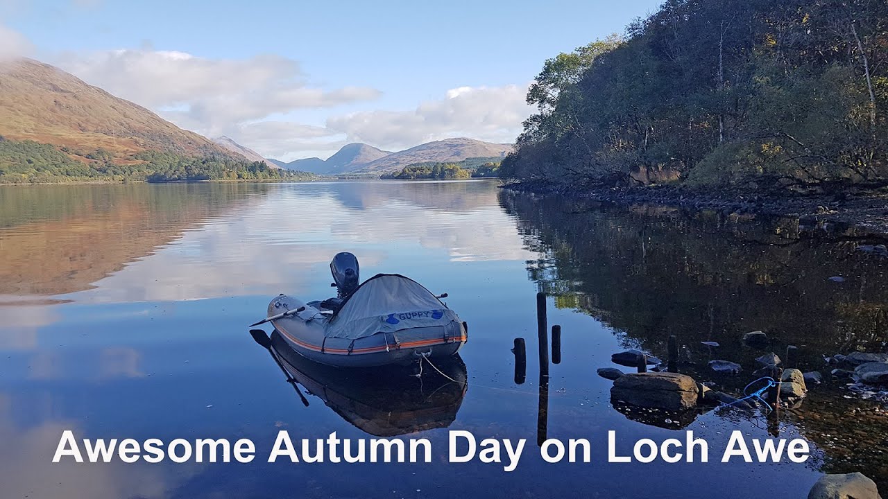 Awesome Autumn Day on Loch Awe by Inflatable Boat