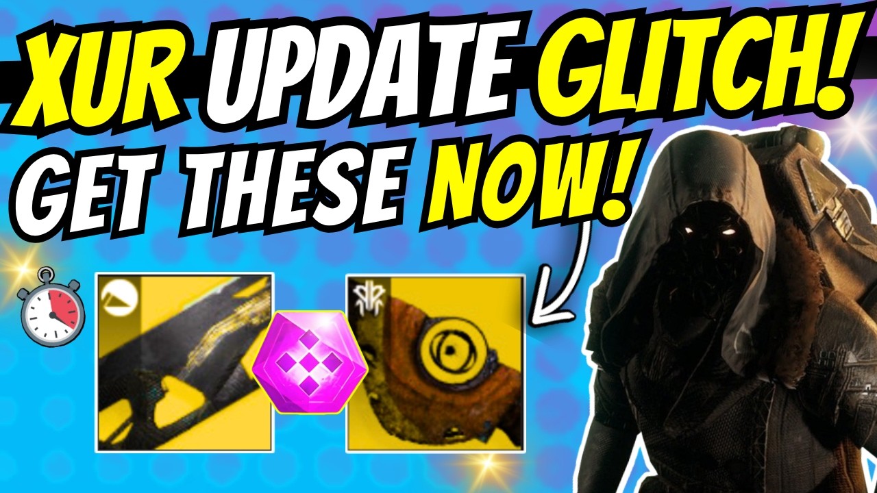XUR Has A Secret Update & GLITCH! (Get Touch Of Malice & Rare Catalyst NOW) + Destiny 2 Solo Builds