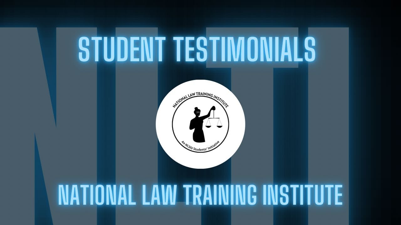 Testimonial by a Study-Buddy Group of the National Law Training Institute
