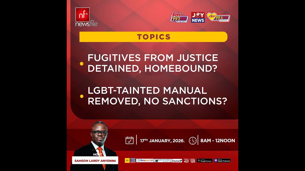 LIVE! NEWSFILE 17-1-26: FUGITIVES FROM JUSTICE DETAINED, LGBT TAINTED MANUAL REMOVED, NO SANCTIONS?