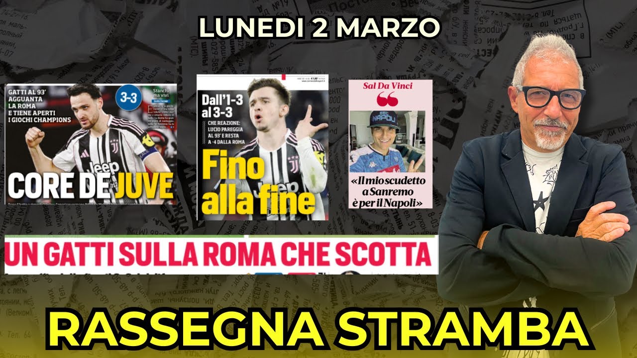 LA JUVE IN RIMONTA CON IL CORE LASCIA APERTA LA LOTTA AL QUARTO POSTO. ADESSO LA SETTIMANA LIBERA 🆓 
