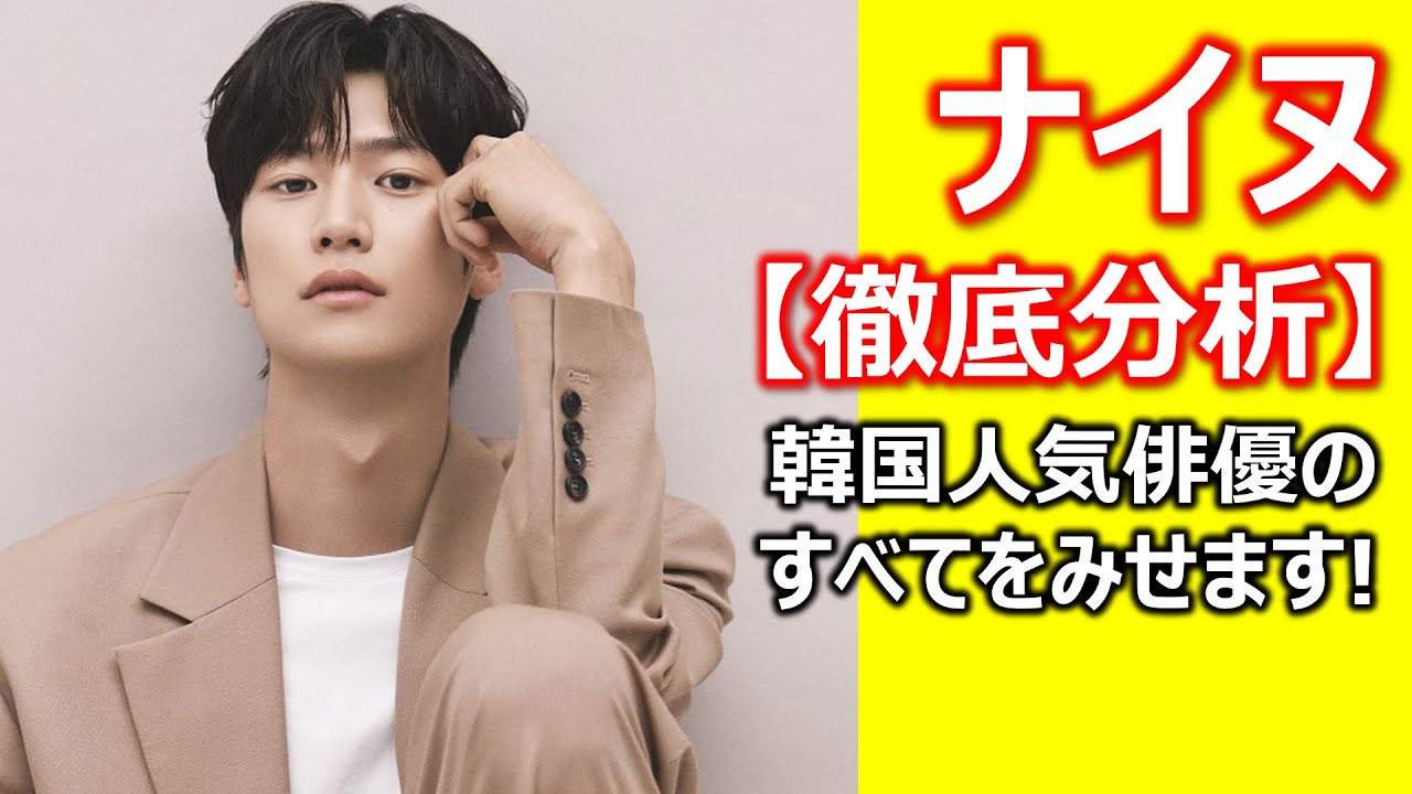 【徹底分析 ナイヌ】韓国人気俳優のすべてをみせます！