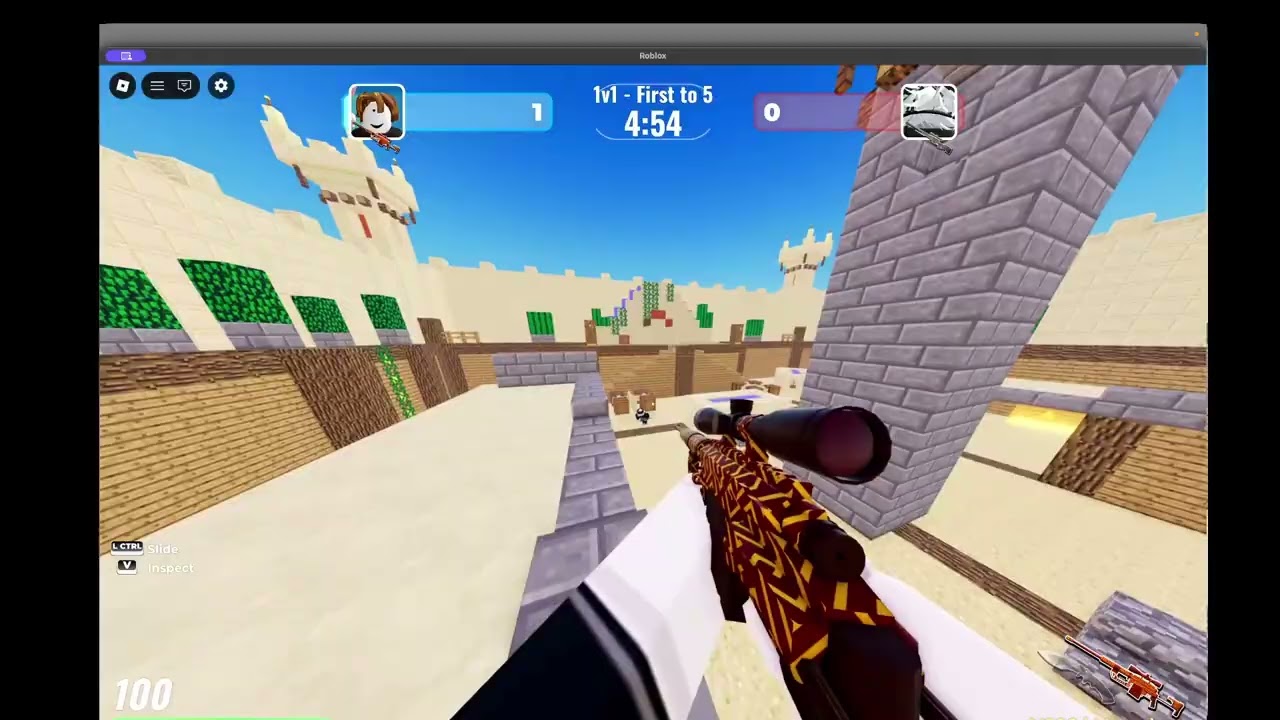 [FPS] Sniper Arena | 3 1v1 Wins | No Commentary!