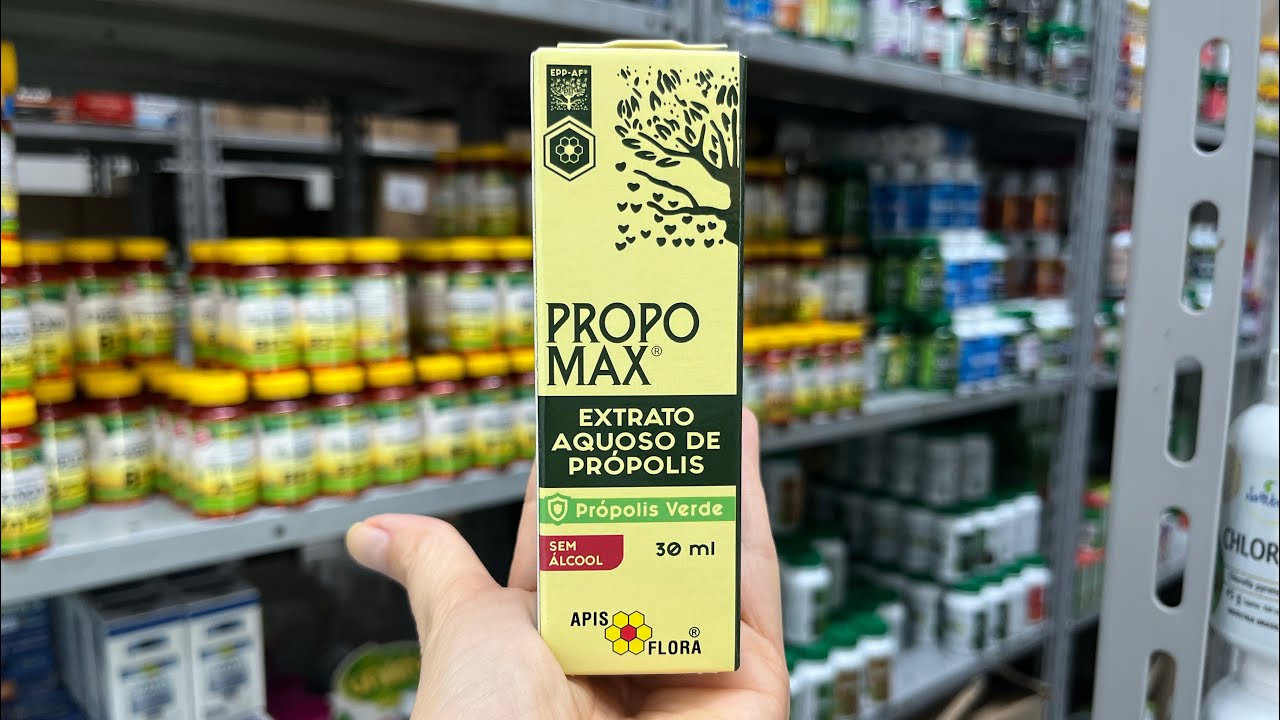 Propomax: extrato de pr&oacute;polis verde sem &aacute;lcool 30mL Apis Flora