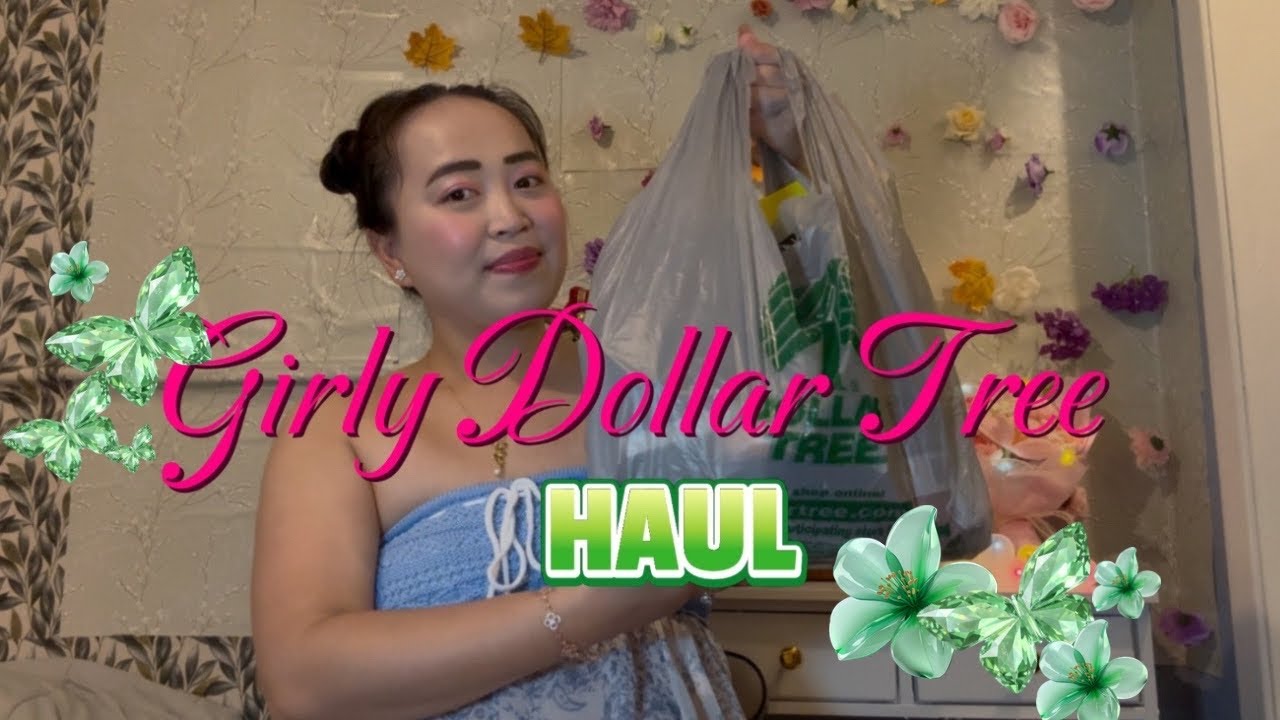 Girly Dollar Tree Haul | 🎀 pretty on a budget ($ 1.25 girly essentials)