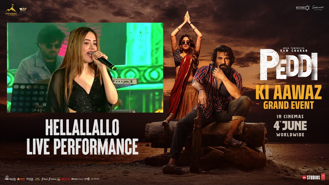 Hellallallo Song Live Performance | #PEDDIKiAawaz Grand Event | Ram Charan | A R Rahman
