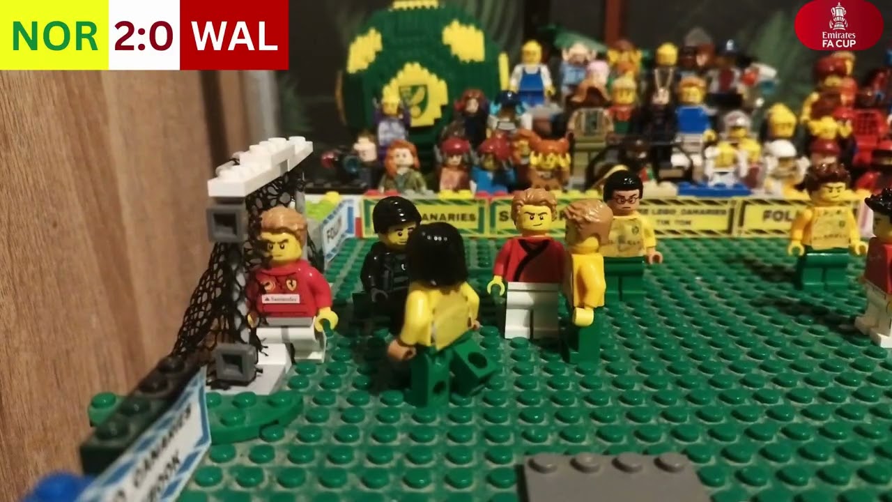Norwich city 5:1 Walsall Lego FA cup highlights