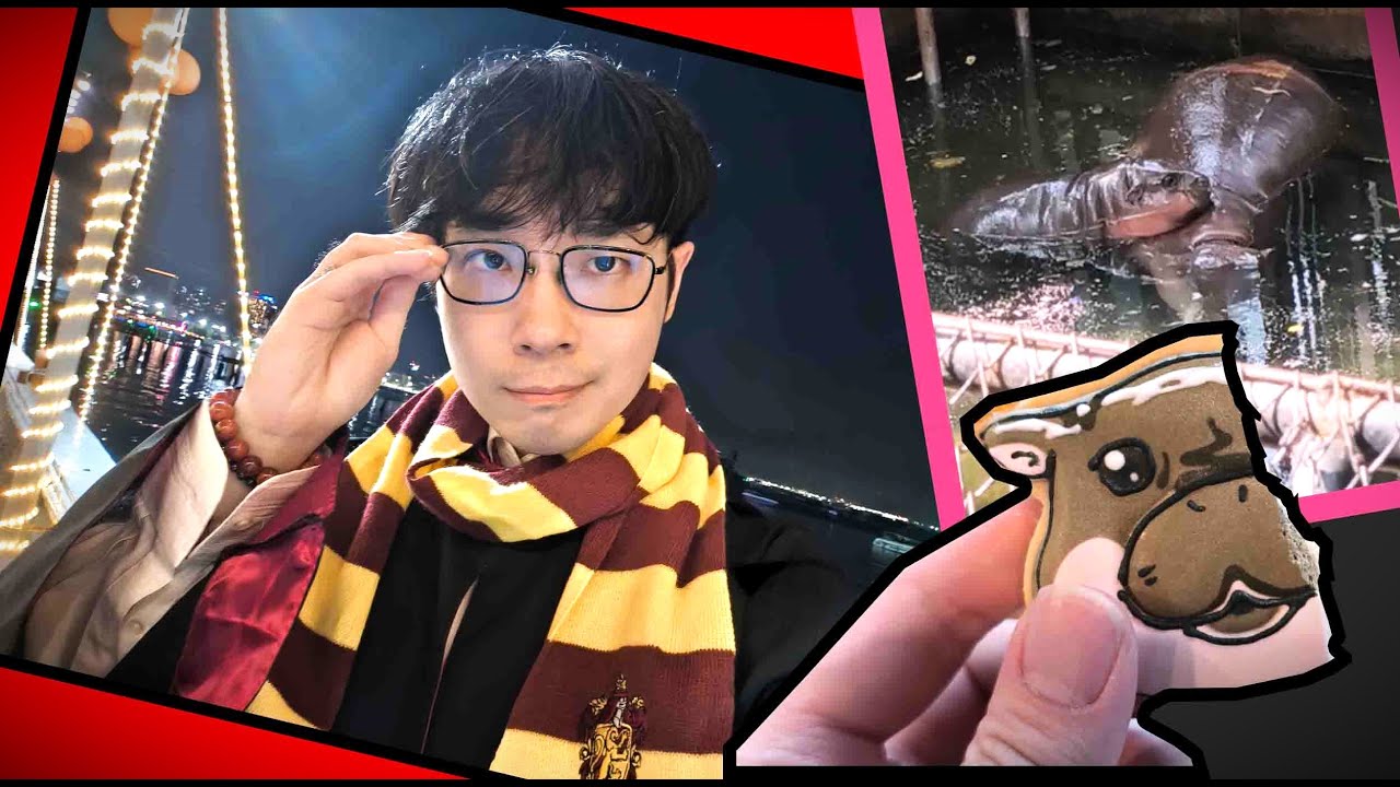 vlog  ดูหมูเด้ง แต่งแฮรี่วันฮาโลวีน อควาเรี่ยมน่าสะพรึงง