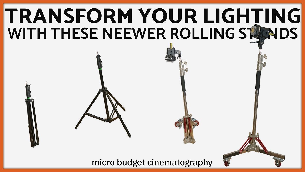 Neewer Heavy Duty Rolling Light Stand Overview - Rolling Stands Are Awesome!
