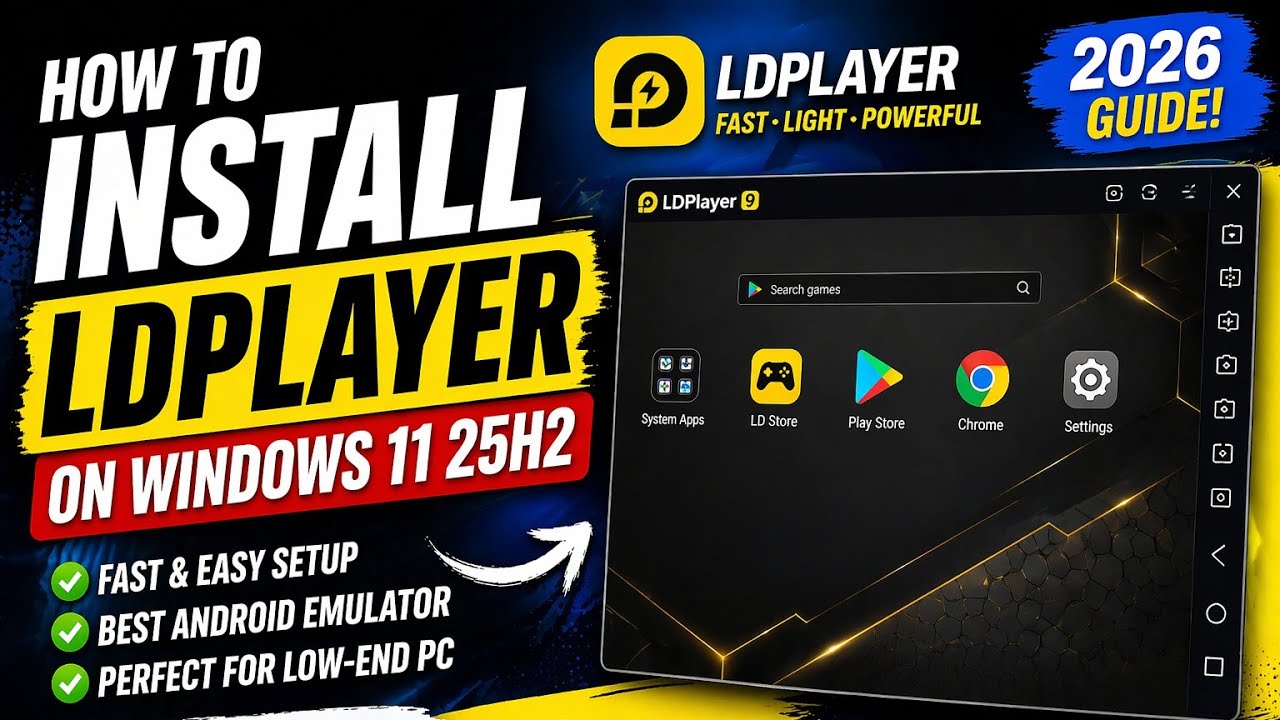 LDPlayer Not Installing on Windows 11? Fix It + Best Settings (2026)