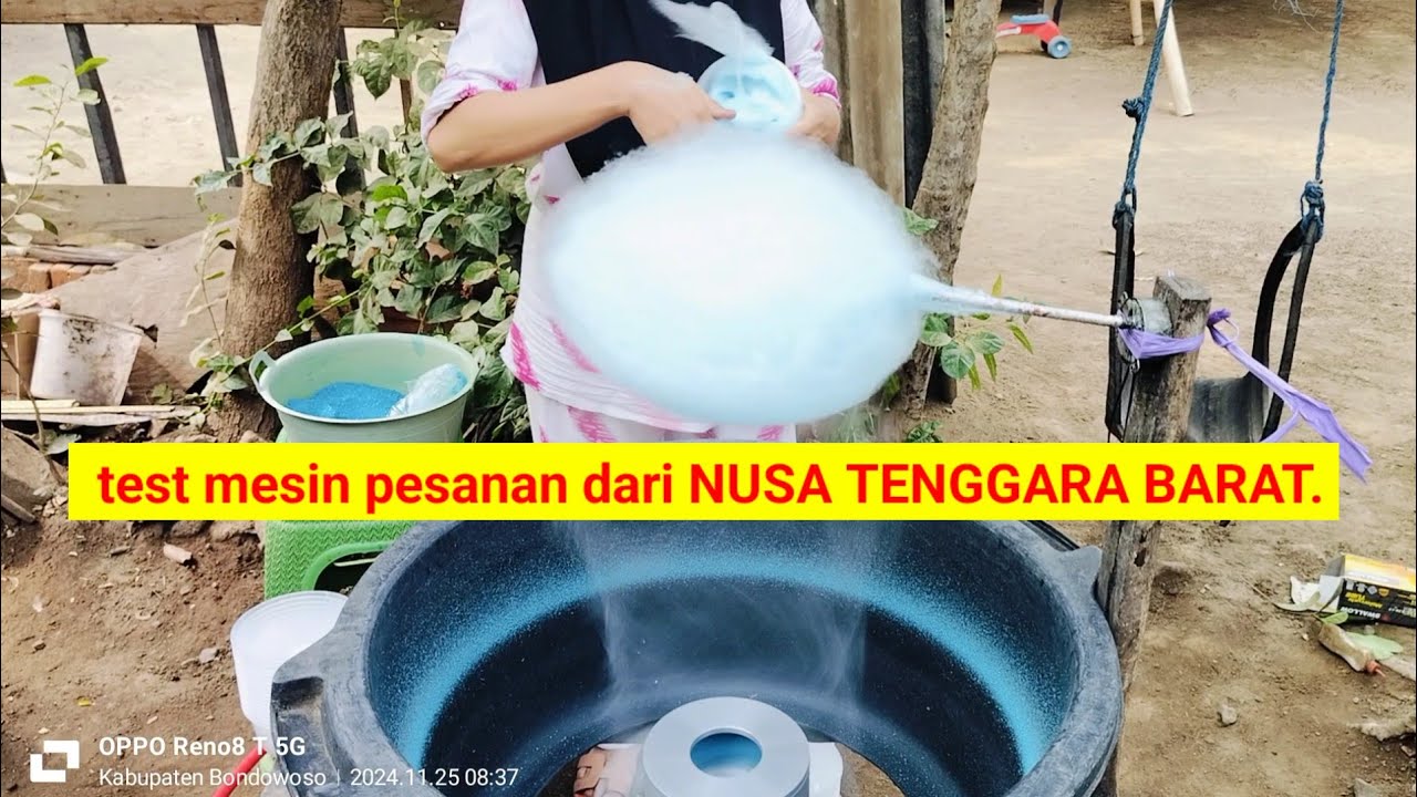 mesin Arum manis super ngebut. spek tertinggi. pesanan dari NUSA TENGGARA BARAT.