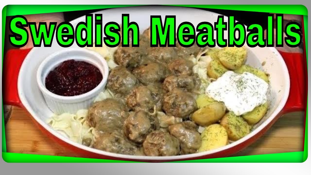 How to Make Delicious Swedish Meatballs with Lingonberry Jam!
