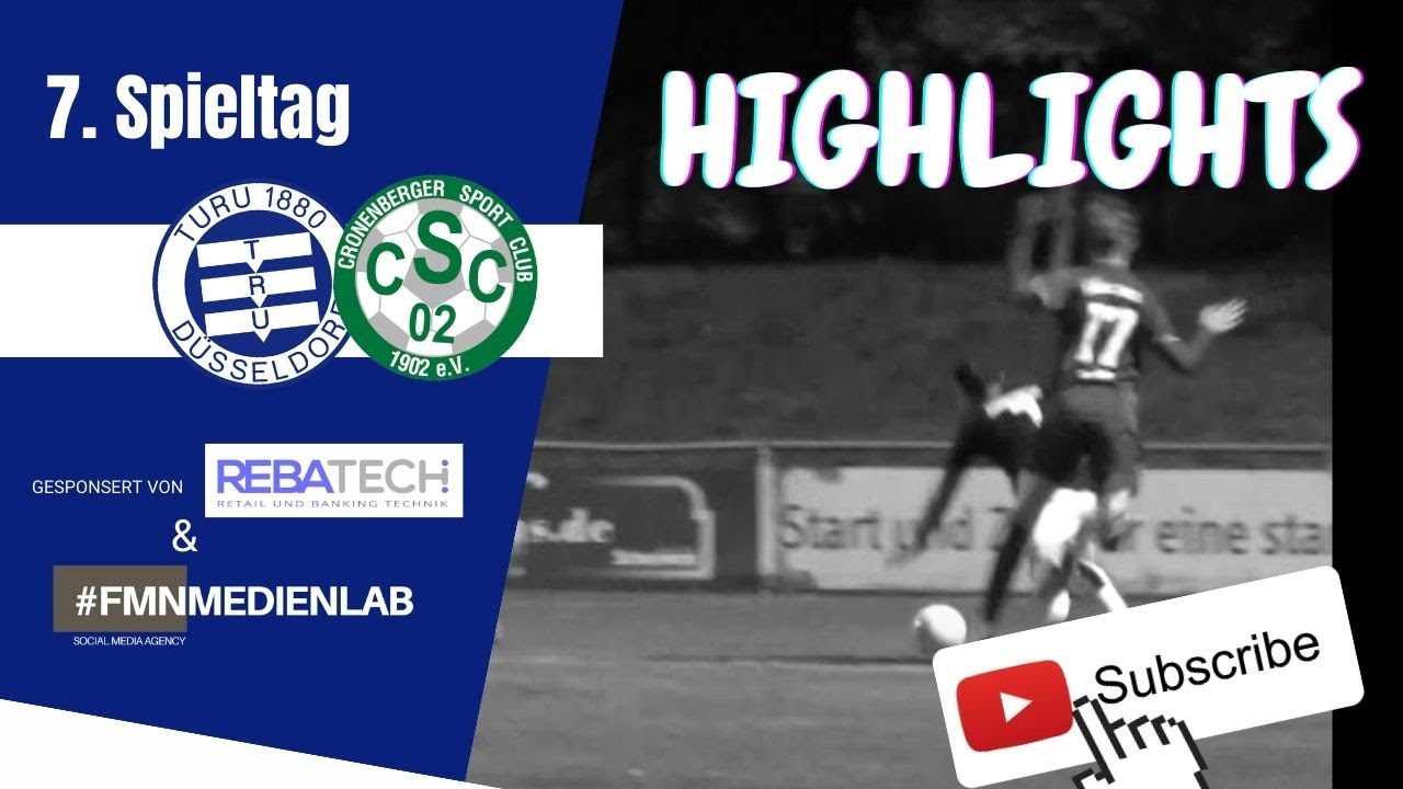 7.  Spieltag - Highlights #turu1880 vs Cronenberger SC