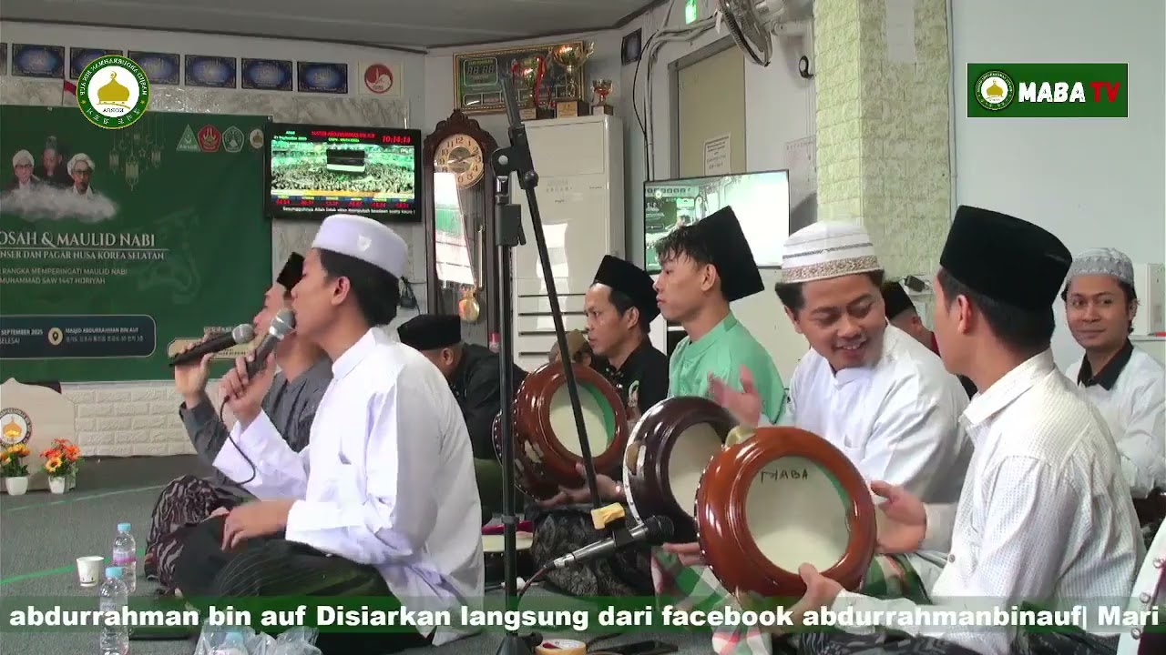 Doc istighosah dan halal bihala masjid abdurrahman bin auf gimpo korea selatan 
