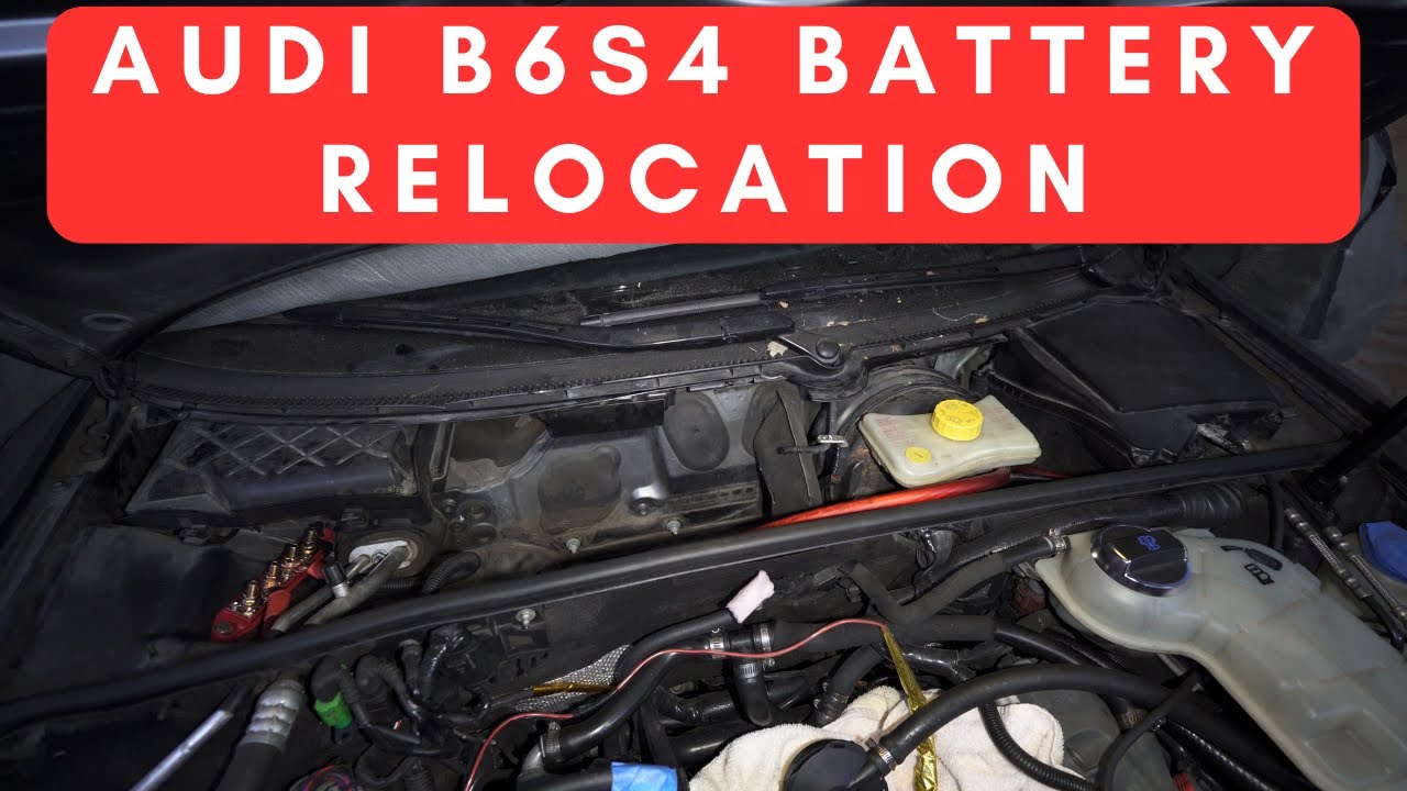 Перенос аккумулятора Audi B6S4