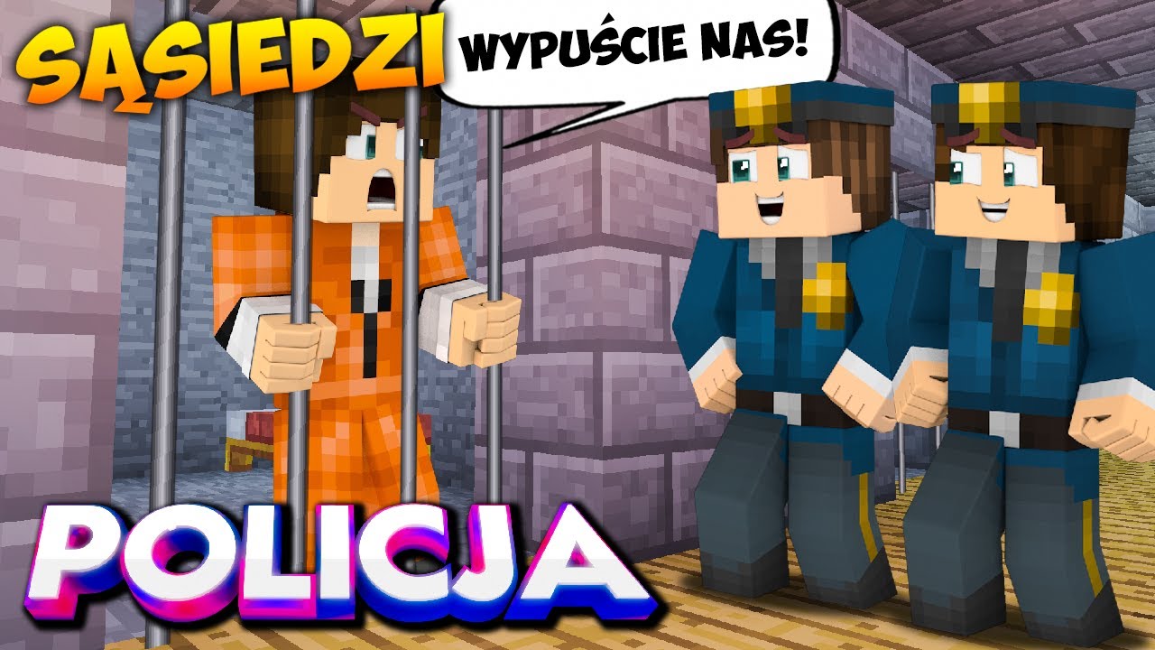 MINECRAFT POLICJA #4 - WSADZILIŚMY ICH DO WIĘZIENIA?!