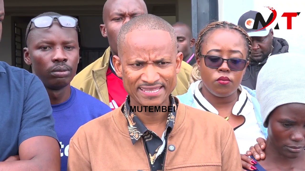 Tears as Babu Owino and Sifuna Visit the Family of the Fallen Soldier Vincent Ayomo in Kitengela!