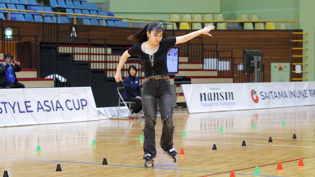 Saitama Inline Freestyle Asia Cup 2025 Classic Slalom Senior Woman Moritoki Mika
