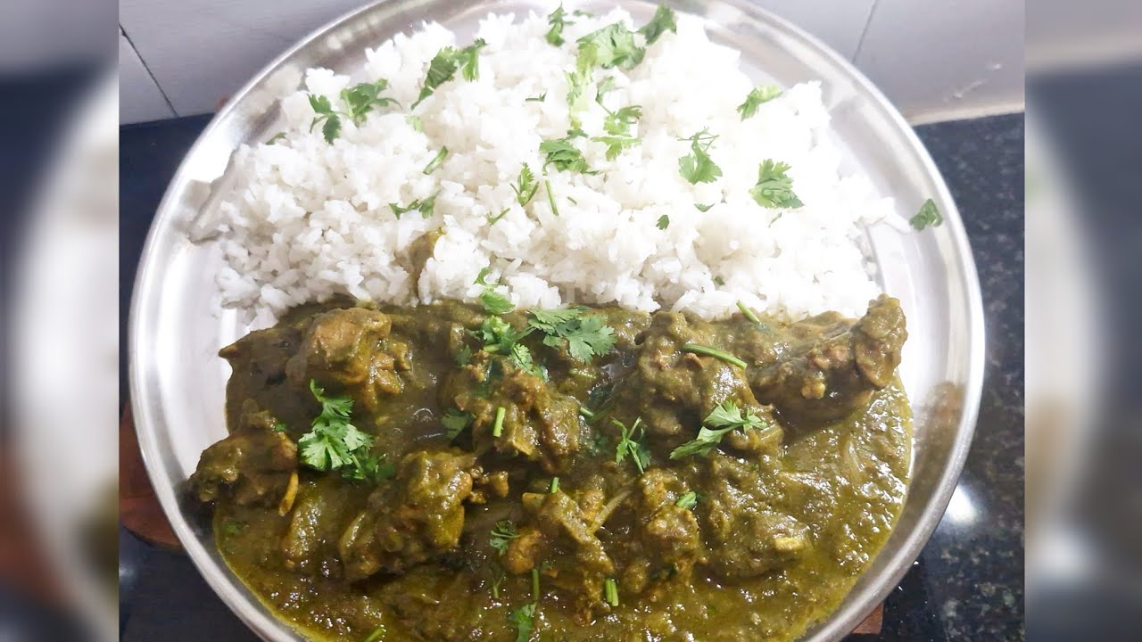 Palak chicken | simple and juicy | The Silent Swaad 