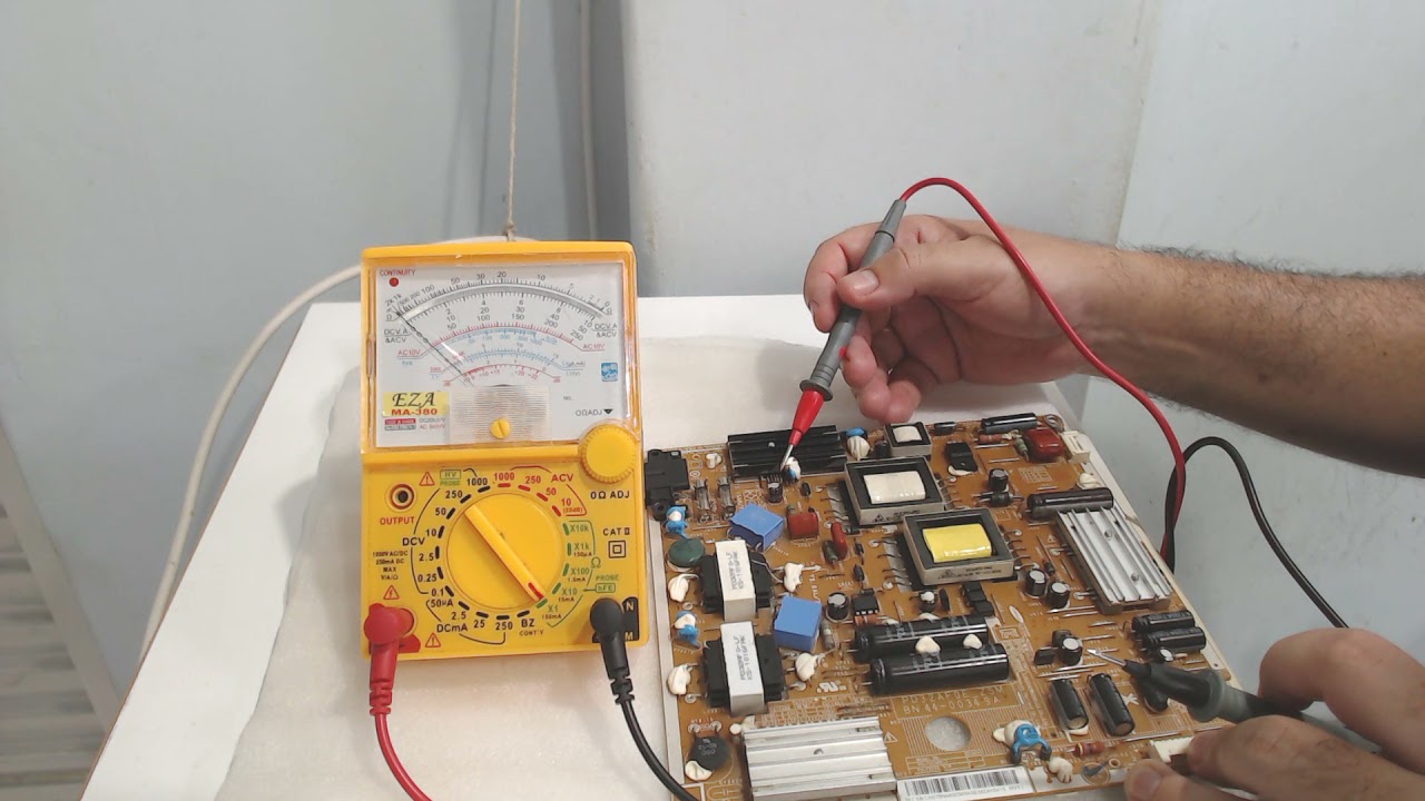 548 - Teste de Curto numa Placa com Multímetro Analógico