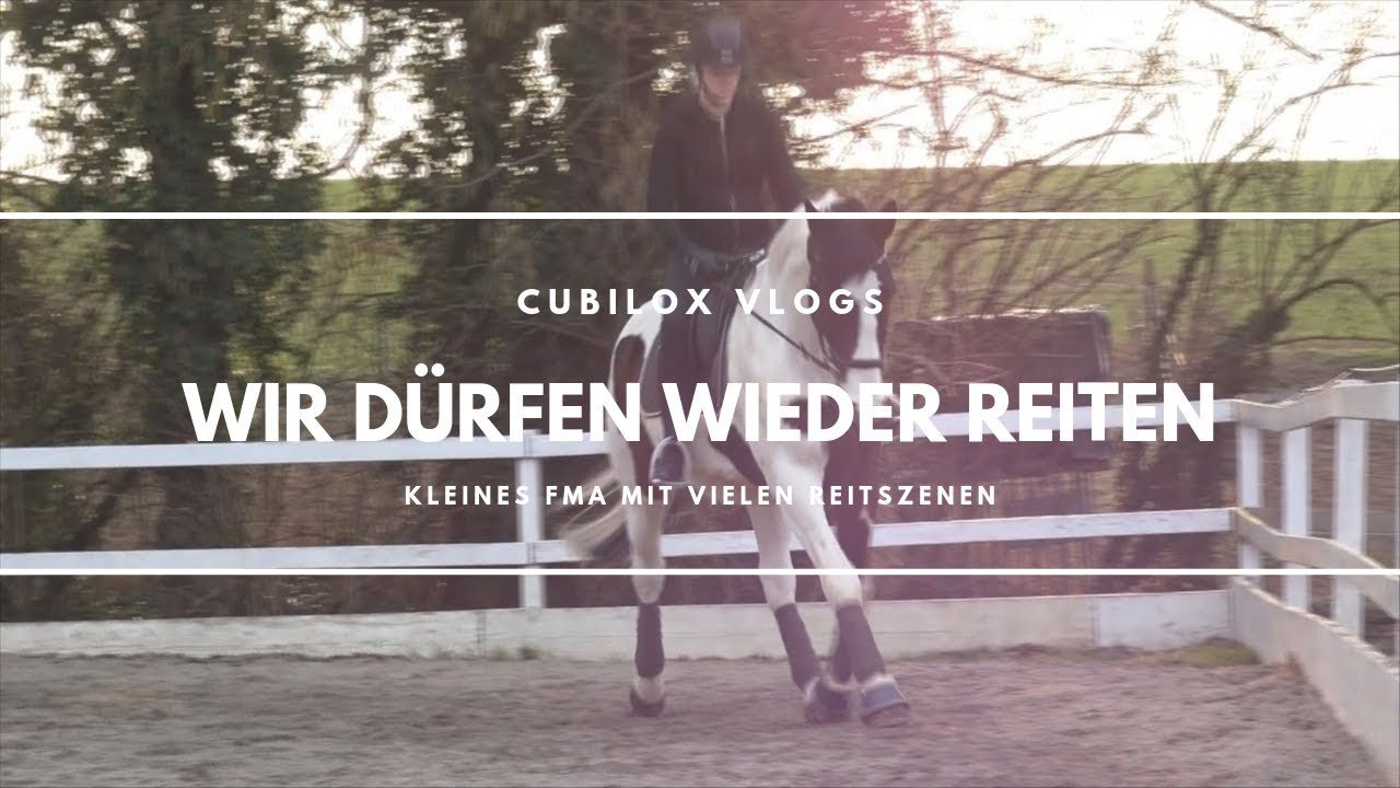 kleines FMA🎥 - wir dürfen wieder REITEN 💕🙏🏾 | Cubilox Vlogs