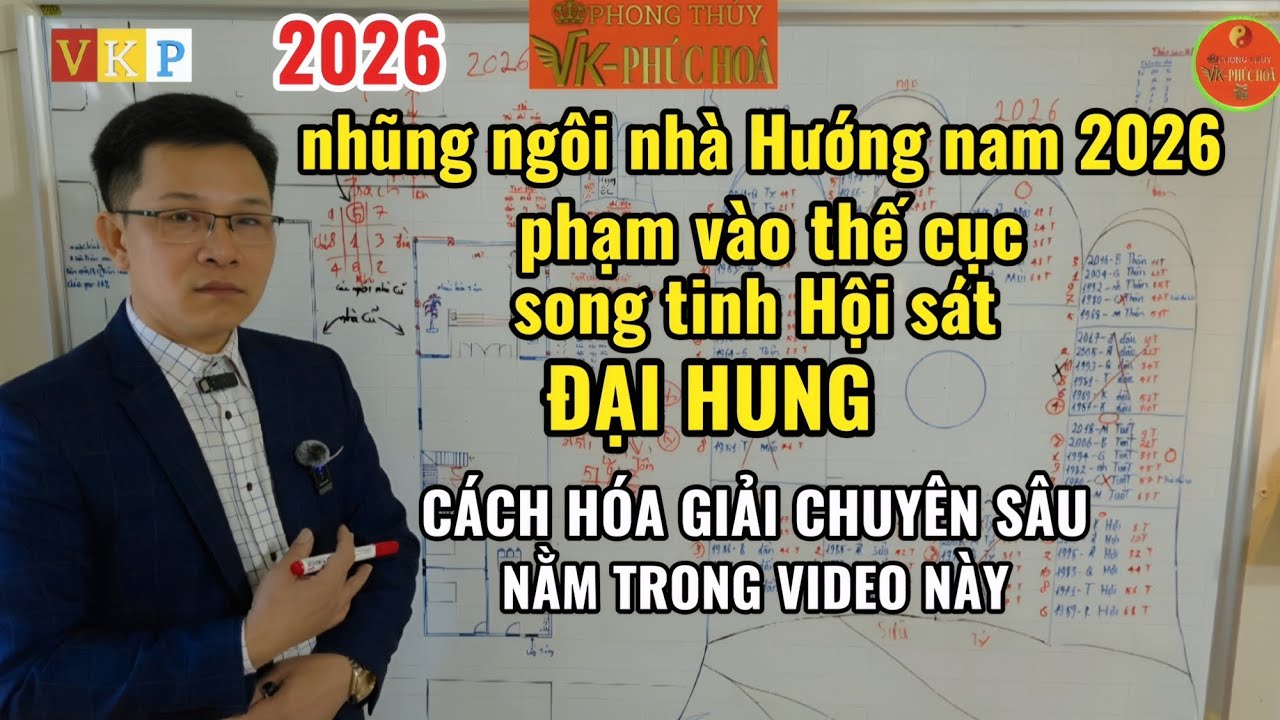 Những ngôi nhà hướng nam cũ đang ở /Ta AI Tinh hướng vượng hay sui/đặt thủy để hóa bách sát các sao 