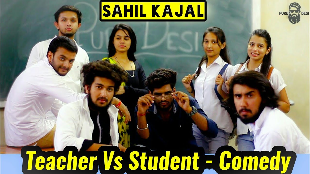 Teacher Vs Student Comedy - Sahil Kajal