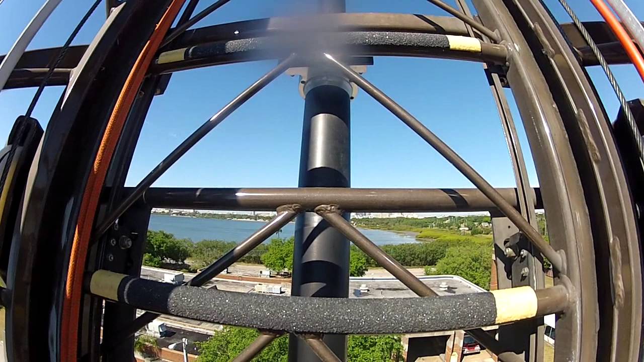 Tampa Fire Academy arial ladder climb