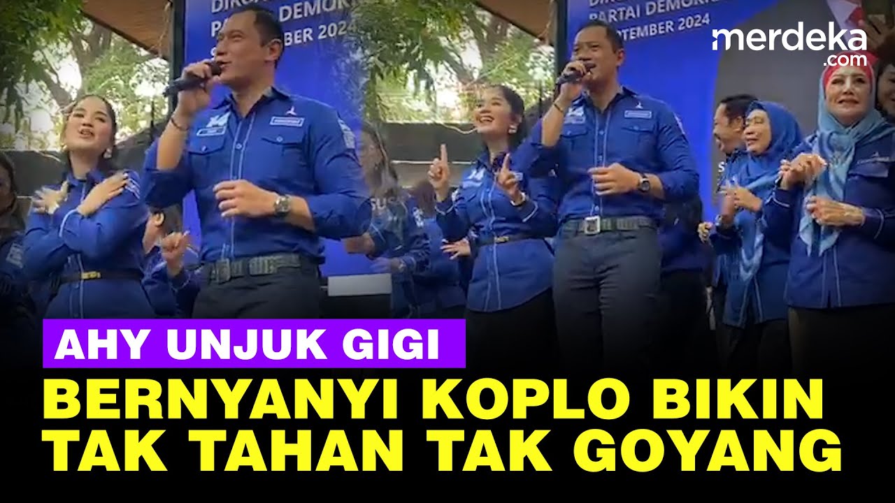 AHY Koplo Kowe Siji-sijine Bikin Annisa Pohan dan Kader Demokrat Tak Nahan Tak Goyang