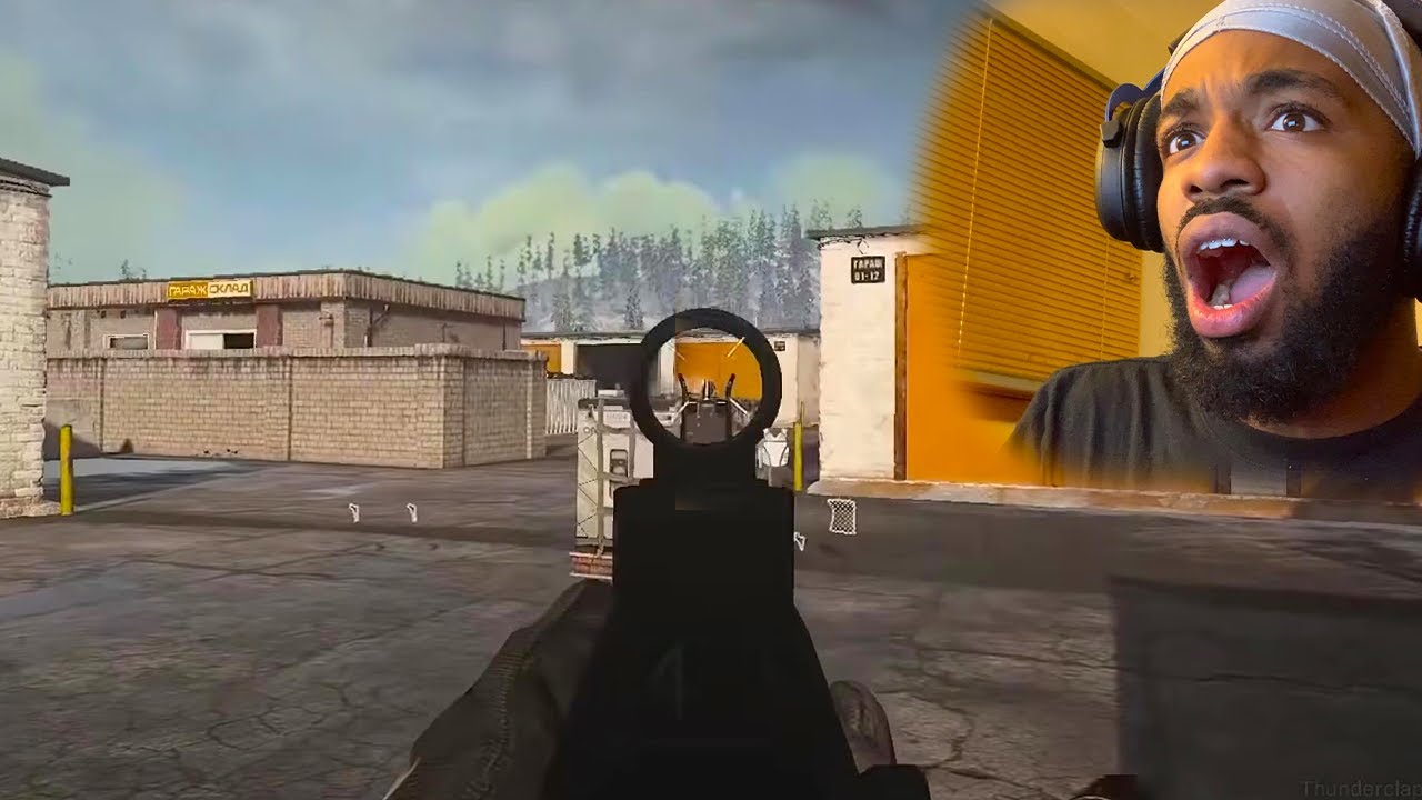 DUDE IS INSANE!!!! Reacting to the BEST Aim in Warzone (Better than Symfuhny??) @Dfalt