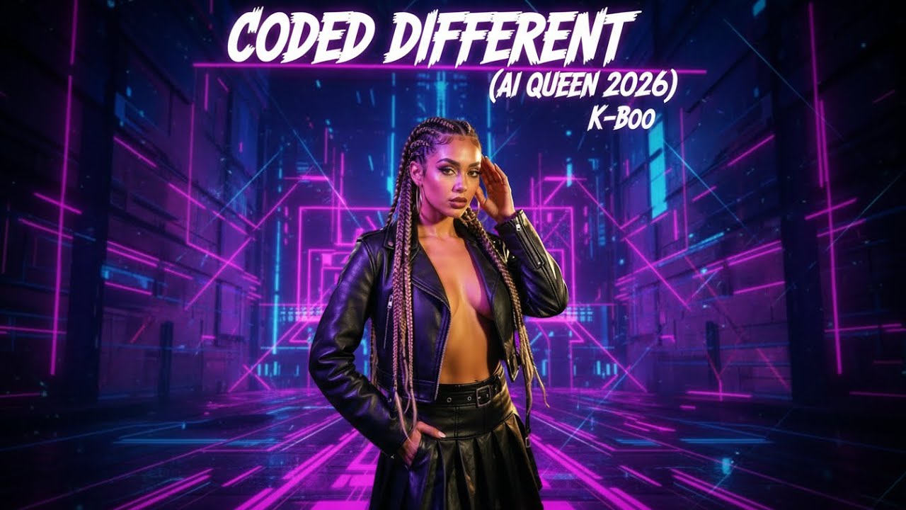 “CODED DIFFERENT AI QUEEN 2026” – K Boo