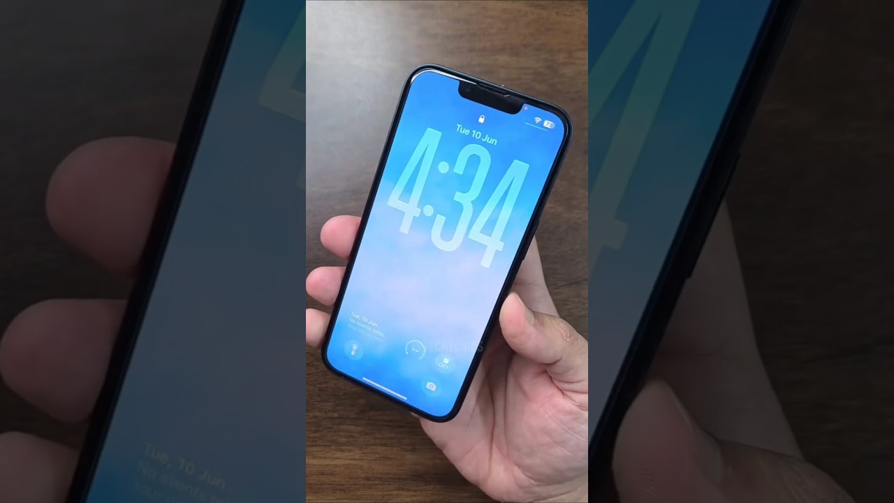 iOS 26 On iPhone 13🔥🤯#shorts #ios19