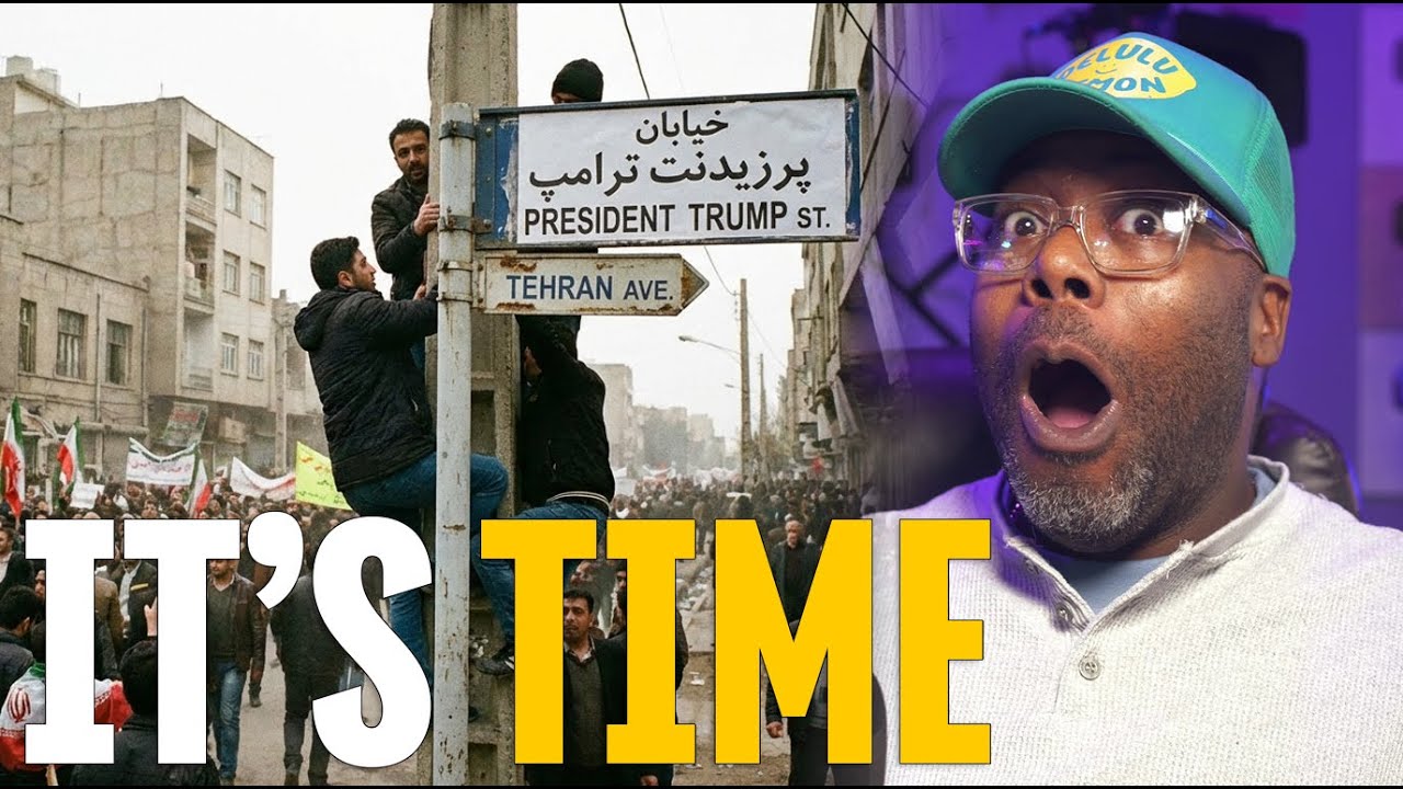 "PRESIDENT TRUMP STREET" IRANIAN PROTESTERS START CHANGING ALL THE STREET NAME.. IN PLEE