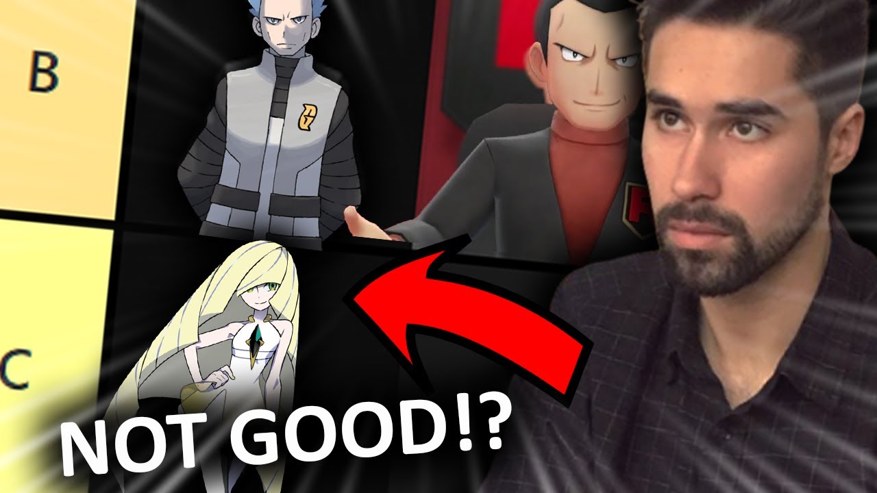 Ranking EVERY Pokemon Evil Team Leader Competitively