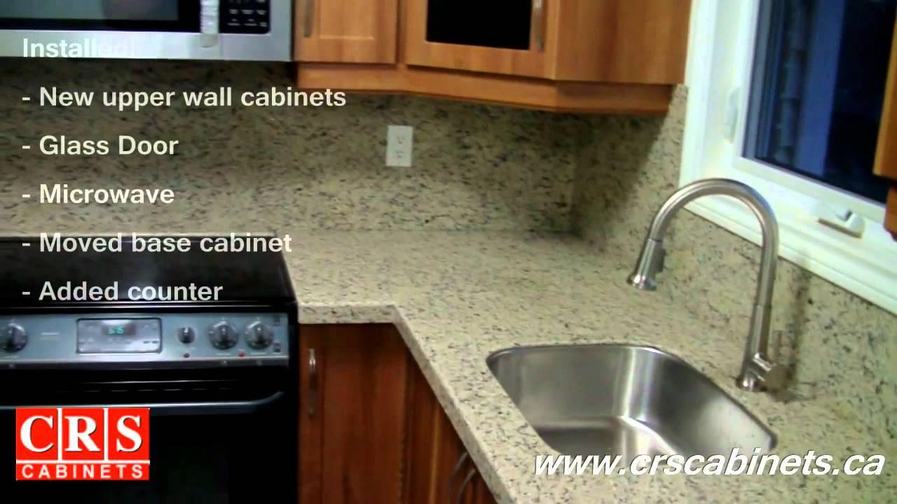 CRS Cabinets - Before & After - Natural Walnut Shaker