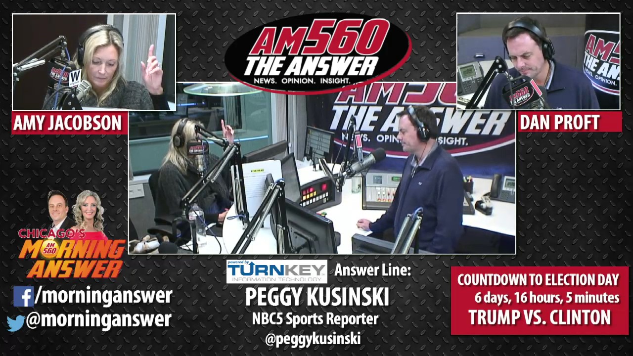 Chicago's Morning Answer - Peggy Kusinski - November 1, 2016