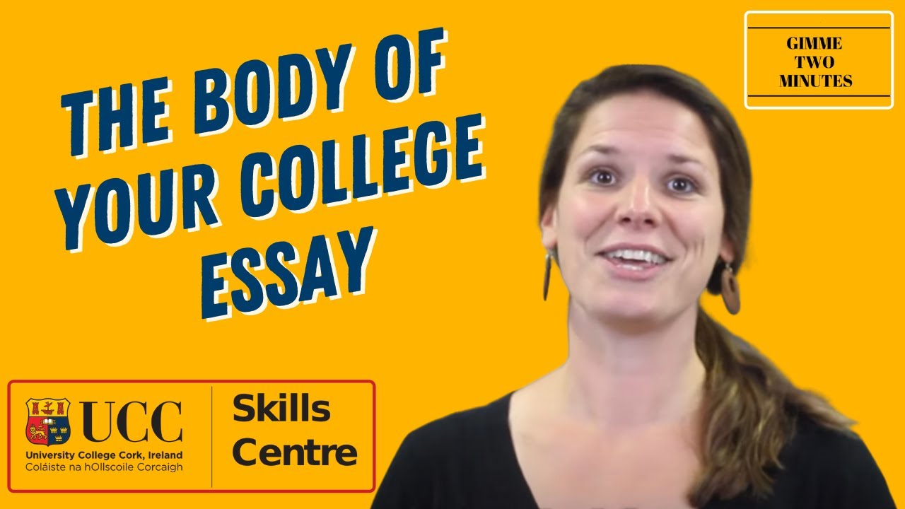 The body of your college essay: PQE (Point, Quote, Explain) | GIMME TWO MINUTES