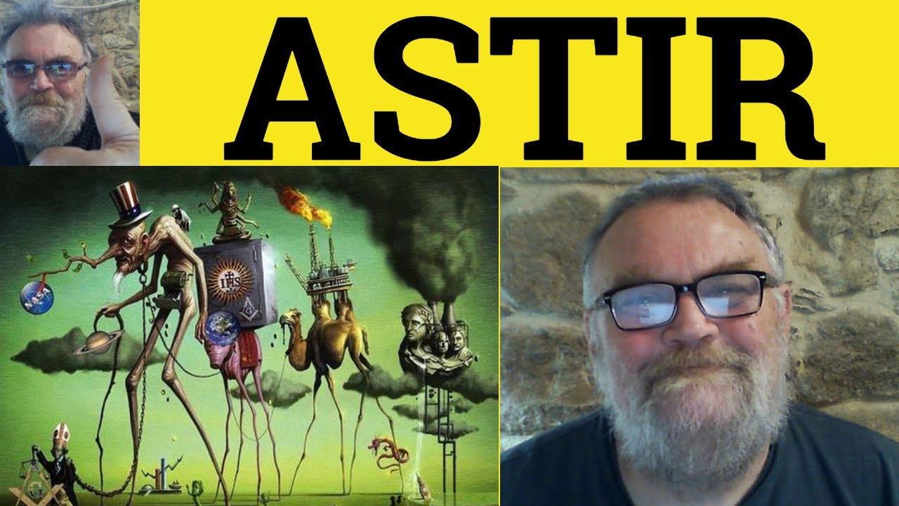 🔵 Astir Meaning - Astir Examples - Define Astir - Postpositive Adjectives - Astir