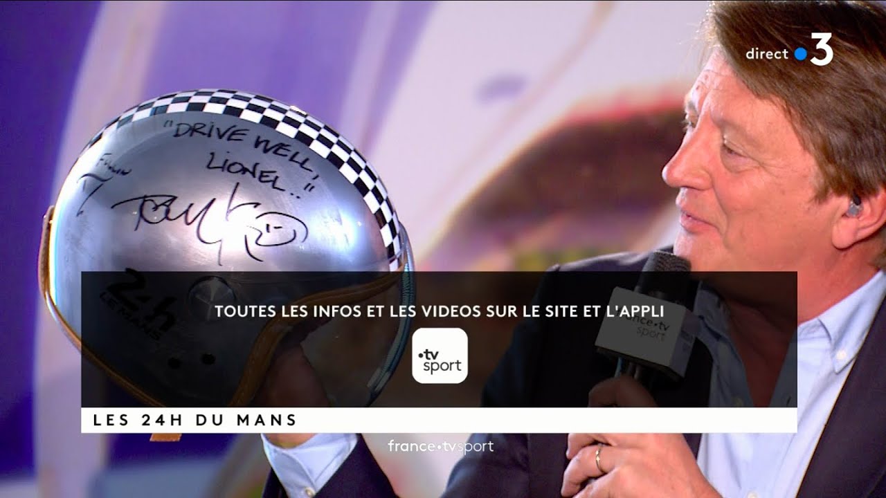 France 3 - Dernière de Lionel Chamoulaud aux 24 Heures du Mans (17/06/2018)