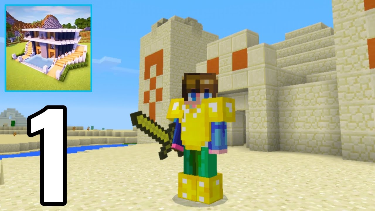 Craft World - Survival Gameplay Part 1 - Desert Temple & Diamonds