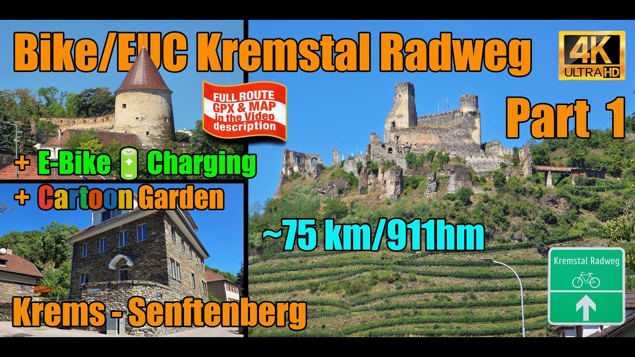 Official 🇦🇹 Bicycle/EUC Kremstal Radweg | Part 1 | 4K
