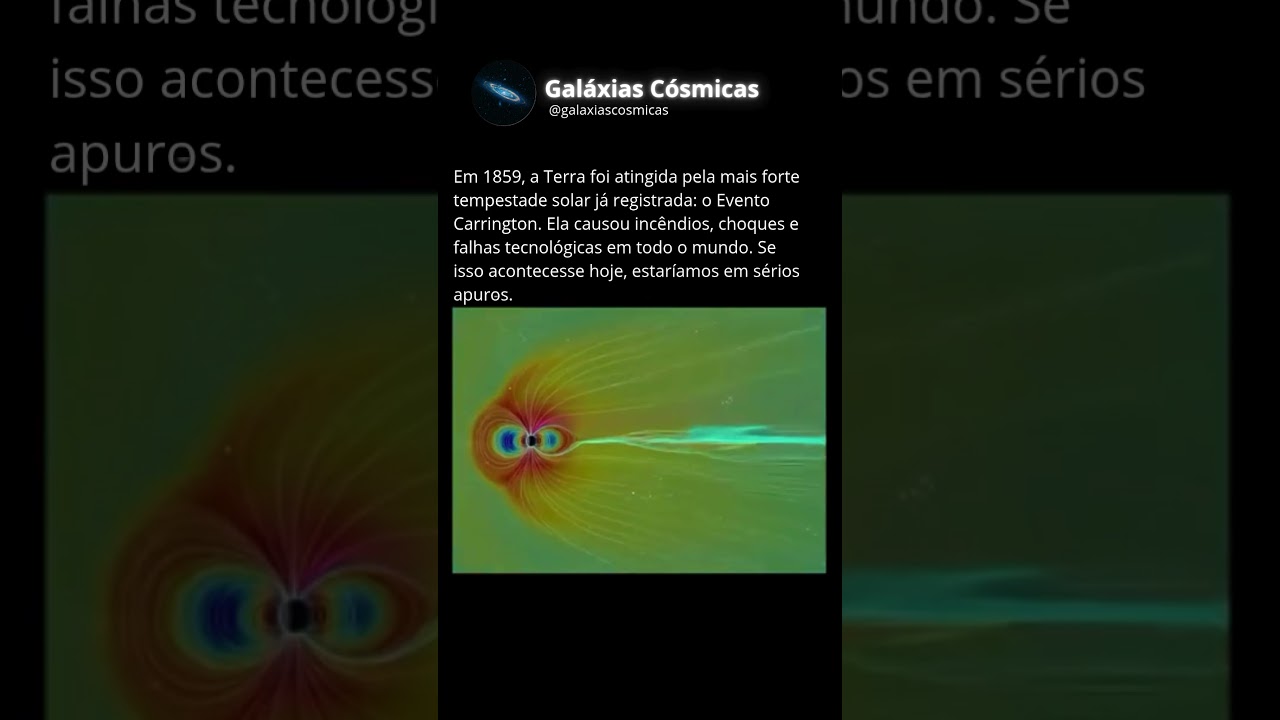 A Tempestade Solar Que Quase Acabou Com a Vida Moderna 🌎☀️#espa&ccedil;o #terra #sol