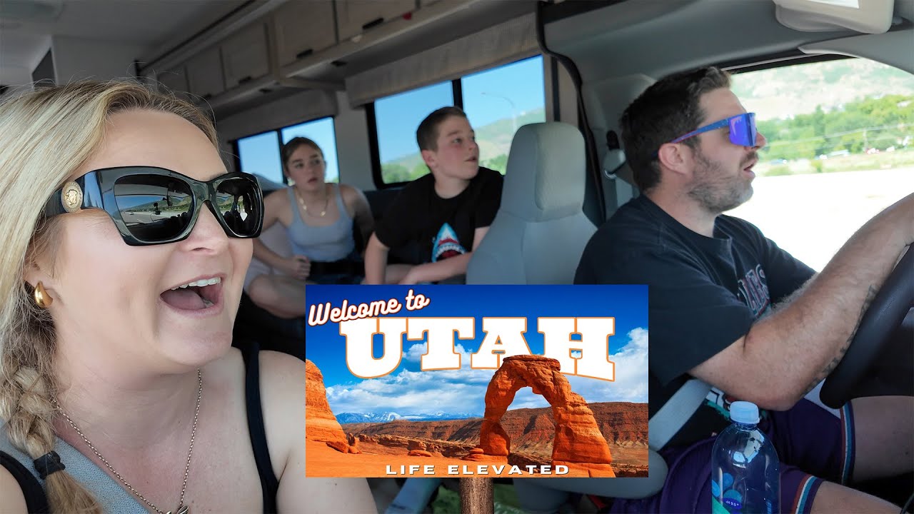 New Zealand Family see Utah for the first time! (CROSSING A STATE LINE 6 TIMES IN ONE DAY!!)