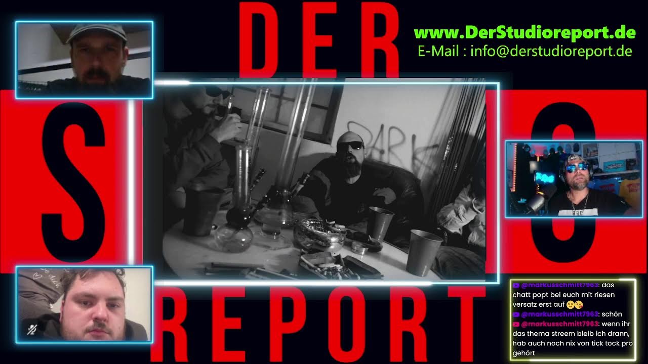 Der Studioreport heute mit Apath45 Live Album Reaktion, MACHER FÜR MACHER!!!