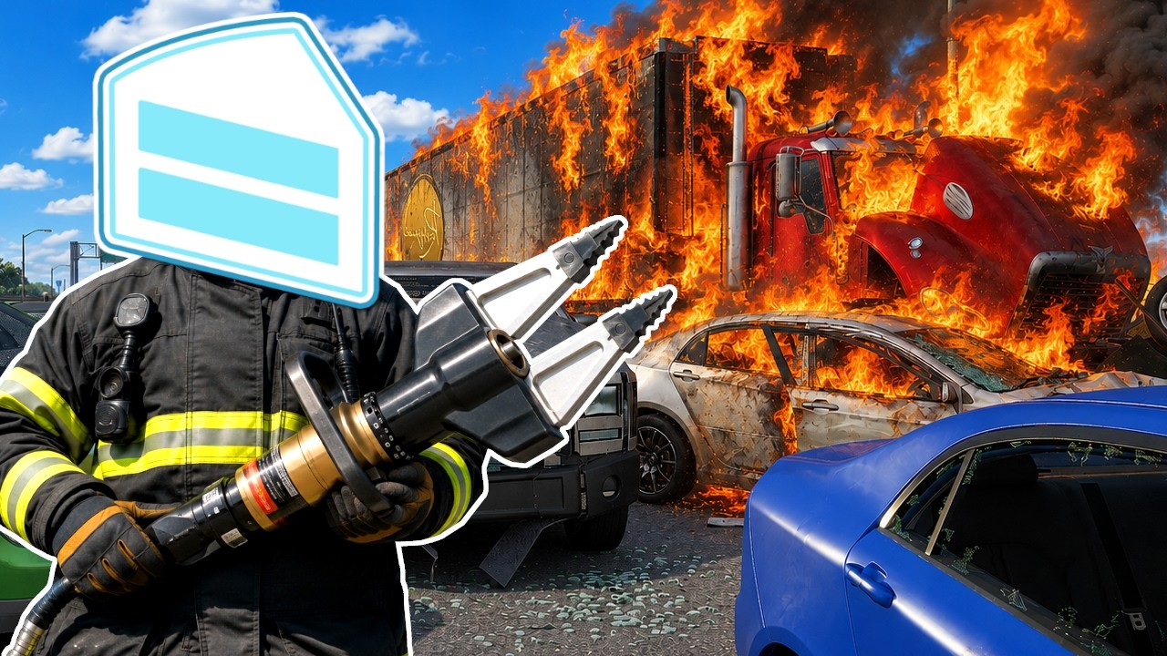 ПОЖАР НА ШОССЕ в Firefighting Simulator!