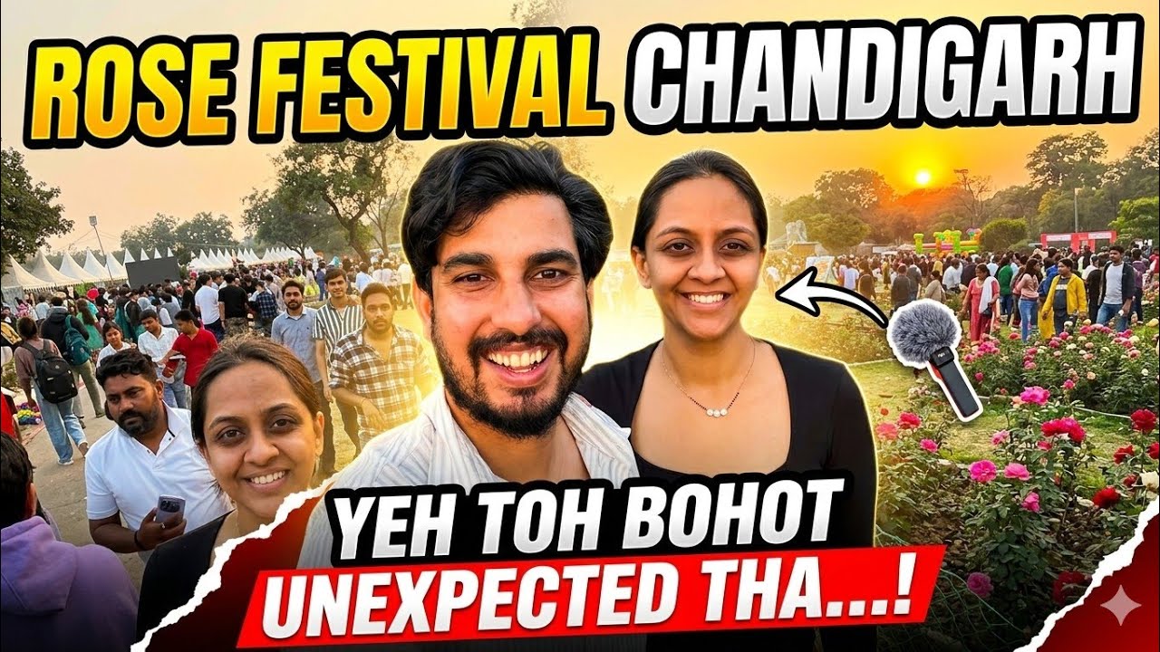 Rose Festival Chandigarh Reality 😳