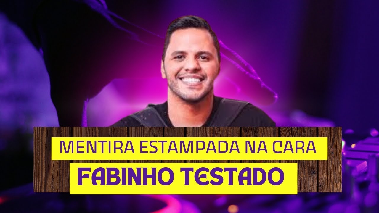 MENTIRA ESTAMPADA NA CARA - PLAYBACK VERSÃO FABINHO TESTADO (LETRA NA DESCRIÇÃO E COMENTÁRIO FIXADO)