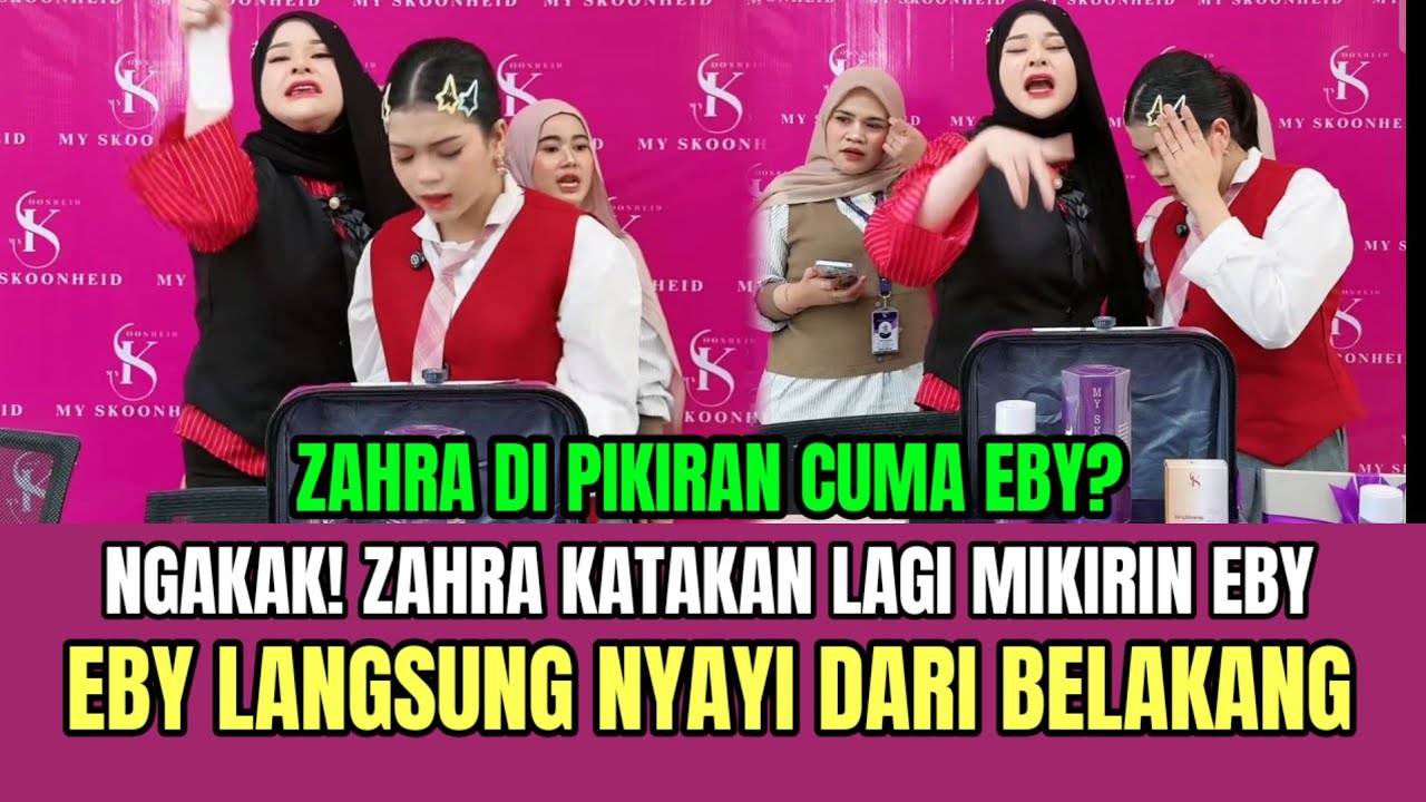 NGAKAK! Zahra Katakan Lagi Mikirin Zahra, Eby Langsung Nyayi Dari Belakang!