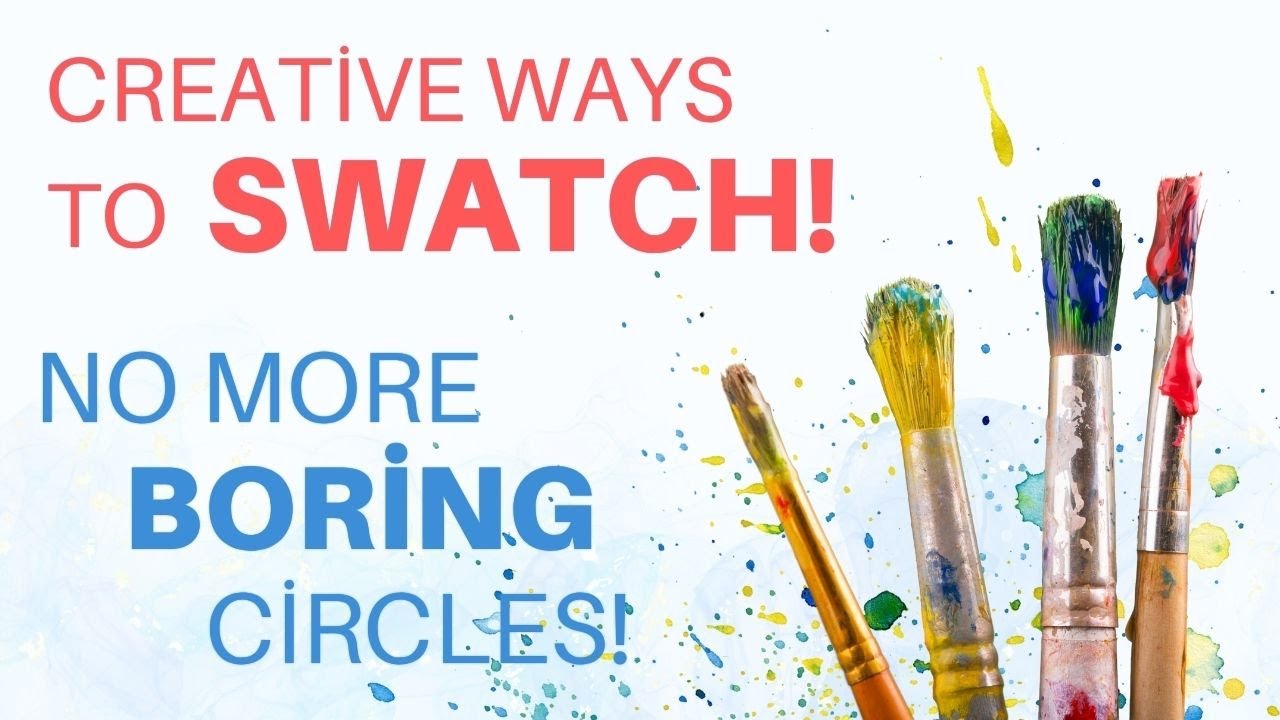 Organize your Watercolor Paints with Swatch Cards!! No More Swatching on the Flat Page!